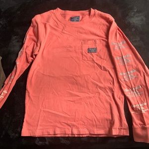 Coral Abercrombie and fitch longsleeve